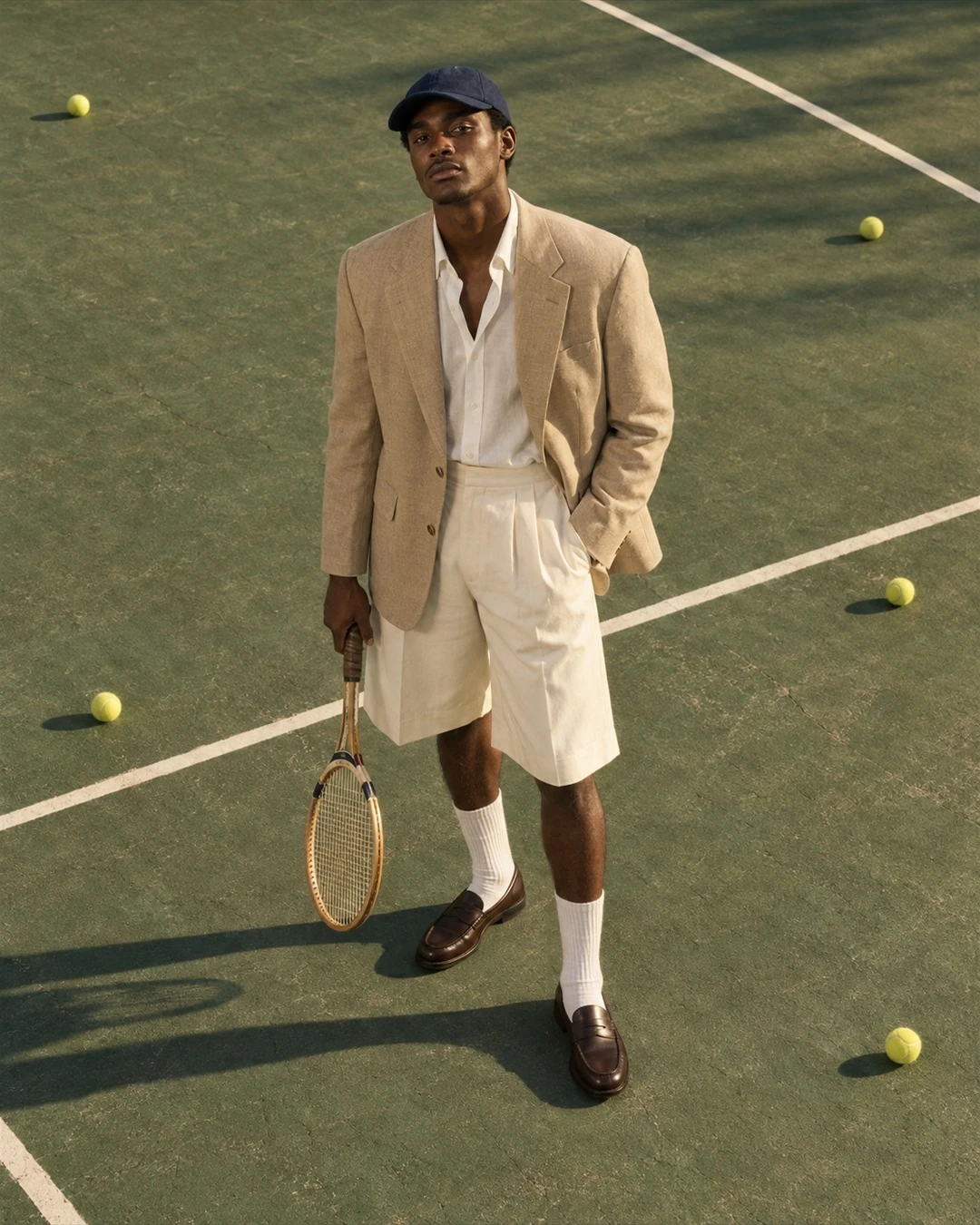 Tailored fashion hero portrait